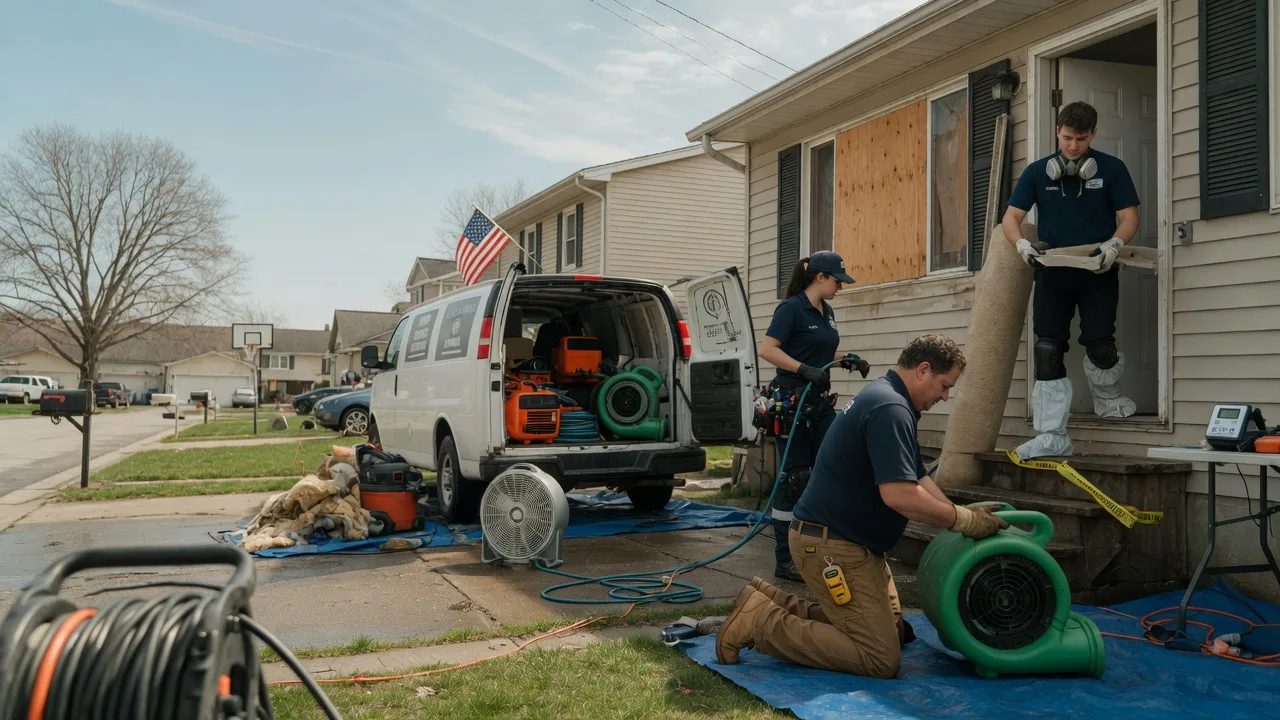 Water Damage Restoration in Tonganoxie, KS near me